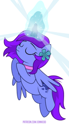 Size: 665x1200 | Tagged: safe, artist:jennieoo, imported from derpibooru, oc, oc only, oc:aliss, alicorn, pony, alicorn oc, beam, flower, horn, jewelry, magic, necklace, show accurate, simple background, solo, transparent background, vector, wings