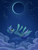 Size: 2400x3200 | Tagged: safe, artist:stravy_vox, artist:stravyvox, imported from derpibooru, lyra heartstrings, pony, unicorn, cloud, constellation, dream, falling, high res, moon, solo, stars