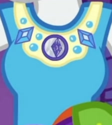 Size: 1920x2138 | Tagged: safe, imported from derpibooru, screencap, rarity, equestria girls, equestria girls series, holidays unwrapped, spoiler:eqg series (season 2), boobshot, breasts, cropped, female, geode of shielding, jewelry, magical geodes, necklace, o come all ye squashful, pictures of chests, rarity peplum dress, solo