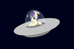 Size: 1500x1000 | Tagged: safe, artist:mightyshockwave, imported from derpibooru, star dancer, earth pony, pony, female, mare, space, space pony, star dancer appreciation collab, ufo
