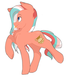 Size: 1565x1737 | Tagged: safe, artist:cookietasticx3, imported from derpibooru, oc, oc only, earth pony, pony, chest fluff, earth pony oc, raised hoof, simple background, solo, transparent background