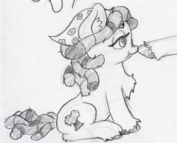 Size: 1670x1346 | Tagged: safe, artist:lost marbles, imported from derpibooru, tree hugger, earth pony, pony, pencil drawing, traditional art