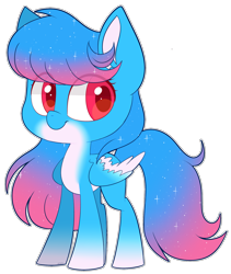 Size: 1611x1908 | Tagged: safe, artist:jetjetj, imported from derpibooru, oc, oc only, oc:snow cone, pegasus, pony, chibi, commission, female, mare, simple background, solo, transparent background, ych result