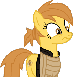 Size: 543x567 | Tagged: safe, artist:pegasski, imported from derpibooru, oc, oc only, oc:anna autumn, earth pony, pony, base used, clothes, earth pony oc, eyelashes, female, frown, mare, simple background, solo, transparent background