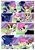 Size: 2100x3000 | Tagged: safe, artist:loryska, imported from derpibooru, oc, oc only, oc:clarabelle, oc:conundrum solar flare, oc:indigo sky, earth pony, hybrid, pony, unicorn, zony, comic:friendship grows, adopted offspring, ear fluff, eyes closed, high res, leonine tail, magical lesbian spawn, offspring, parent:quibble pants, parent:rainbow dash, parent:sweetie belle, parent:trixie, parent:twilight sparkle, parents:quibbledash, parents:twixie, unshorn fetlocks