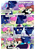 Size: 2100x3000 | Tagged: safe, artist:loryska, imported from derpibooru, apple bloom, oc, oc only, oc:clarabelle, oc:conundrum solar flare, oc:indigo sky, oc:plumeria, earth pony, hybrid, pony, unicorn, zony, comic:friendship grows, adopted offspring, ear fluff, eyes closed, high res, inhaling, leonine tail, magical lesbian spawn, nepotism, offspring, parent:quibble pants, parent:rainbow dash, parent:sweetie belle, parent:trixie, parent:twilight sparkle, parents:quibbledash, parents:twixie, spit take, unshorn fetlocks