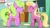 Size: 681x385 | Tagged: safe, imported from derpibooru, screencap, daisy, flower wishes, lily, lily valley, earth pony, pony, dragon dropped, season 9, spoiler:s09, background pony, cropped, duo, eyes closed, female, mare