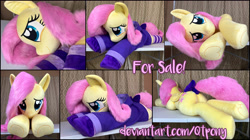Size: 5448x3045 | Tagged: safe, artist:qtpony, imported from derpibooru, fluttershy, pony, cute, irl, life size, photo, plushie, shyabetes, solo