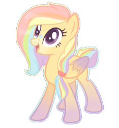 Size: 589x629 | Tagged: safe, artist:cookietasticx3, imported from derpibooru, oc, oc only, pegasus, pony, base used, colored wings, eyelashes, gradient wings, looking up, multicolored hair, open mouth, pegasus oc, rainbow hair, rainbow tail, simple background, smiling, solo, transparent background, wings