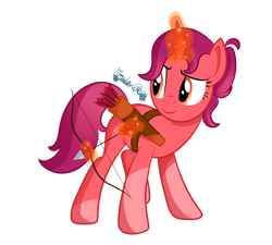 Size: 1280x1154 | Tagged: safe, artist:tenderrain-art, imported from derpibooru, pony, unicorn, arrow, bow (weapon), bow and arrow, female, magic, mare, ponified, quiver, sagittarius, simple background, solo, transparent background, weapon, zodiac