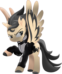 Size: 6471x7672 | Tagged: safe, artist:lincolnbrewsterfan, derpibooru exclusive, imported from derpibooru, oc, oc:blink (fo:e), oc:blinker, alicorn, pony, fallout equestria, my little pony: the movie, .svg available, absurd resolution, alicorn oc, alternate universe, belt, confidence, confident, cutie mark, determined, determined face, determined look, determined smile, eye, flourish, glow, gun, handgun, horn, latex, male, mane, mod, movie accurate, persona, pipbuck, pipbuck 3000, pipbuck rose 3000, pistol, ponified, ponified music artist, ponysona, red, relentless sorrow (psalm's handgun), revolver, security belt, socks (coat markings), spread wings, stallion, straightjacket, stripes, svg, tail, utility belt, vector, weapon, wings, zipper