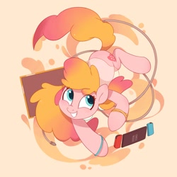 Size: 3000x3000 | Tagged: artist needed, safe, imported from derpibooru, oc, oc only, oc:electronia, female, mascot, nintendo switch, qingdao brony festival