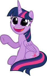 Size: 6560x10434 | Tagged: safe, artist:lincolnbrewsterfan, derpibooru exclusive, imported from derpibooru, twilight sparkle, alicorn, pony, sparkle's seven, the summer sun setback, .svg available, absurd resolution, art challenge, cropped, cute, cute face, cuteness overload, exploitable, exploitable meme, eye reflection, faic, female, full body, happy, lincolnbrewsterfan is trying to murder us, meme, open mouth, pudding face, reflection, solo, svg, twiabetes, twilight sparkle (alicorn), twilight sparkle is best facemaker, vector