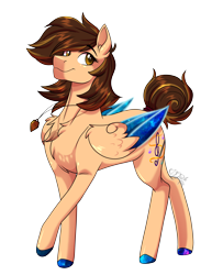 Size: 3251x4000 | Tagged: safe, artist:jack-pie, imported from derpibooru, imported from ponybooru, oc, oc only, oc:gabby, pegasus, pony, cloven hooves, commission, cutie mark, high res, simple background, smiling, solo, transparent background