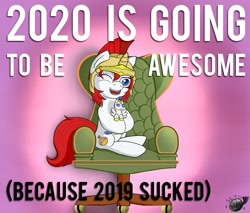 Size: 1024x871 | Tagged: safe, artist:buckcon, artist:setonlr, imported from derpibooru, oc, oc only, oc:britannia, earth pony, pony, 2019, 2020, b.u.c.k., false, female, harsher in hindsight, mare, mascot, plushie, solo, tempting fate, this didn't age well, wrong