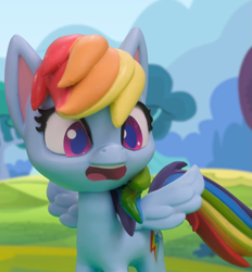 Size: 999x1077 | Tagged: safe, imported from derpibooru, screencap, rainbow dash, pegasus, pony, my little pony: pony life, my little pony: stop motion short, pillow fight (short), cropped, female, g4.5, open mouth, pony life, shocked, solo, stop motion