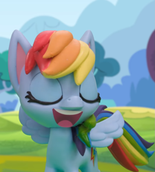 Size: 973x1079 | Tagged: safe, imported from derpibooru, screencap, rainbow dash, pegasus, pony, my little pony: pony life, my little pony: stop motion short, pillow fight (short), cropped, g4.5, pony life, solo, stop motion