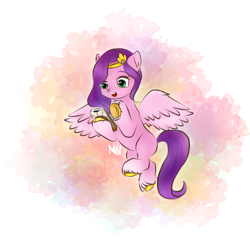 Size: 810x810 | Tagged: safe, artist:artist fluttershy the author, imported from derpibooru, pipp petals, pegasus, pony, adorapipp, cute, g5, phone, solo