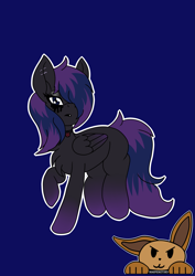 Size: 2893x4092 | Tagged: safe, artist:sharpiesketches, imported from derpibooru, oc, oc only, oc:faint skies, pegasus, pony, simple background, solo, sticker