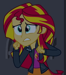 Size: 465x527 | Tagged: safe, imported from derpibooru, screencap, sunset shimmer, equestria girls, rainbow rocks, cropped, solo