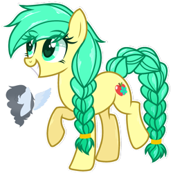 Size: 1448x1448 | Tagged: safe, artist:skyfallfrost, imported from derpibooru, oc, oc only, oc:apple light, earth pony, pony, female, mare, simple background, solo, transparent background