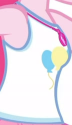 Size: 1920x3333 | Tagged: safe, imported from derpibooru, screencap, pinkie pie, equestria girls, equestria girls series, rollercoaster of friendship, boobshot, breasts, clothes, cropped, cutie mark, cutie mark on clothes, female, geode of sugar bombs, jewelry, magical geodes, necklace, pictures of chests, solo, tanktop