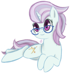 Size: 623x660 | Tagged: safe, artist:orbitingdamoon, imported from derpibooru, north point, pony, unicorn, cutie mark, glasses, solo