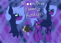 Size: 1700x1200 | Tagged: safe, artist:squirtlesuniverse, imported from derpibooru, oc, oc only, oc:moon drop, pegasus, pony, bust, coat markings, duo, female, mare, pegasus oc, reference sheet, smiling, socks (coat markings), two toned wings, wings