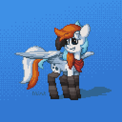 Size: 512x512 | Tagged: safe, artist:mintart, imported from derpibooru, oc, oc only, pegasus, pony, female, mare, pixel art, simple background, solo