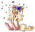 Size: 2545x2356 | Tagged: safe, artist:mediasmile666, imported from derpibooru, oc, oc only, earth pony, pony, choker, female, floral head wreath, flower, high res, mare, simple background, solo, transparent background