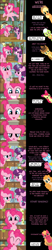 Size: 2000x9674 | Tagged: safe, artist:mlp-silver-quill, imported from derpibooru, apple bloom, applejack, big macintosh, braeburn, cup cake, granny smith, pear butter, pinkie pie, sugar belle, earth pony, unicorn, comic:pinkie pie says goodnight, comic, commentary, female, kitchen, male, shipping, straight, sugarmac, sweet apple acres