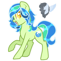 Size: 1358x1358 | Tagged: safe, artist:skyfallfrost, imported from derpibooru, imported from ponybooru, oc, oc only, oc:turqyoise wave, earth pony, pony, female, mare, simple background, solo, transparent background