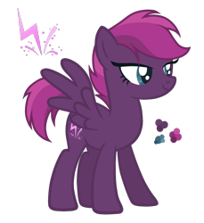 Size: 1600x1750 | Tagged: safe, artist:magicuniclaws, imported from derpibooru, oc, oc only, pegasus, pony, female, magical lesbian spawn, mare, offspring, parent:rainbow dash, parent:tempest shadow, simple background, solo, transparent background