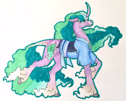 Size: 1920x1542 | Tagged: safe, artist:oneiria-fylakas, imported from derpibooru, mistmane, pony, solo, traditional art