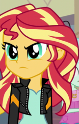 Size: 447x694 | Tagged: safe, imported from derpibooru, screencap, lyra heartstrings, sunset shimmer, equestria girls, friendship games, angry, cropped, friendship games outfit
