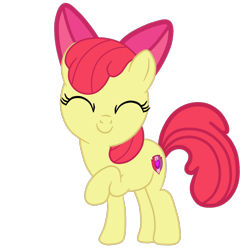 Size: 1280x1296 | Tagged: safe, artist:gmaplay, imported from derpibooru, apple bloom, earth pony, pony, adorabloom, apple bloom's bow, applebetes, bloombetes, bow, cute, hair bow, simple background, solo, transparent background