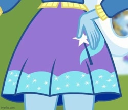 Size: 537x464 | Tagged: safe, imported from derpibooru, screencap, trixie, equestria girls, equestria girls series, forgotten friendship, clothes, cropped, skirt, skirt shot, solo