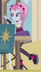 Size: 168x291 | Tagged: safe, imported from derpibooru, screencap, violet blurr, equestria girls, photo finished, cropped, solo