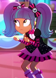 Size: 321x442 | Tagged: safe, imported from derpibooru, screencap, pixel pizazz, a photo booth story, eqg summertime shorts, equestria girls, cropped, solo