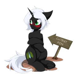 Size: 3000x3000 | Tagged: safe, artist:willoillo, imported from derpibooru, oc, oc only, oc:nethlarion, pony, unicorn, high res, horn, male, sign, simple background, solo, stallion, transparent background, unicorn oc