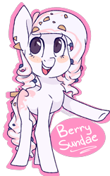 Size: 2416x3877 | Tagged: safe, artist:cookietasticx3, imported from derpibooru, oc, oc only, earth pony, pony, blush sticker, blushing, earth pony oc, high res, open mouth, raised hoof, simple background, solo, transparent background, underhoof
