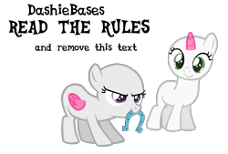 Size: 1010x684 | Tagged: safe, artist:kingbases, imported from derpibooru, oc, oc only, pegasus, unicorn, bald, base, duo, eyelashes, female, filly, horn, pegasus oc, simple background, smiling, transparent background, unicorn oc, wings