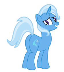 Size: 945x1062 | Tagged: safe, artist:gmaplay, imported from derpibooru, trixie, pony, unicorn, butt, female, plot, simple background, solo, the great and powerful ass, transparent background