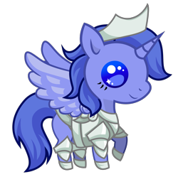 Size: 2504x2496 | Tagged: safe, artist:andrevus, imported from derpibooru, oc, oc only, oc:wandering moonbeam, alicorn, pony, alicorn oc, armor, high res, horn, jewelry, necklace, pony vs pony, simple background, solo, tiara, transparent background, wings