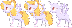 Size: 5542x2185 | Tagged: safe, artist:kurosawakuro, imported from derpibooru, oc, oc only, alicorn, pony, bald, base used, female, high res, mare, simple background, solo, transparent background