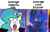 Size: 2612x1664 | Tagged: safe, artist:threetwotwo32232, imported from derpibooru, princess celestia, princess luna, alicorn, pony, average enjoyer, average fan, average fan vs average enjoyer, chad, female, mare, meme, wojak