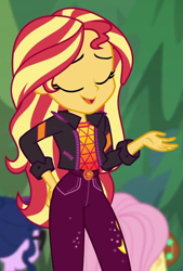 Size: 633x937 | Tagged: safe, imported from derpibooru, screencap, applejack, fluttershy, sci-twi, sunset shimmer, twilight sparkle, equestria girls, equestria girls series, sunset's backstage pass!, spoiler:eqg series (season 2), cropped