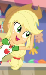 Size: 694x1131 | Tagged: safe, imported from derpibooru, screencap, applejack, equestria girls, equestria girls series, rollercoaster of friendship, cropped, solo