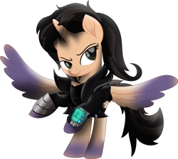 Size: 9754x8744 | Tagged: safe, artist:lincolnbrewsterfan, derpibooru exclusive, imported from derpibooru, oc, oc only, oc:true resistance, alicorn, pony, fallout equestria, my little pony: the movie, .svg available, absurd resolution, alicorn oc, biker jacket, clothes, cognitum, cognitum alicorn, colored pupils, colored wings, confidence, confident, delta pipbuck, determination, determined, determined face, determined look, determined smile, eyebrows, female, gradient hooves, gradient wings, gun, handgun, horn, inkscape, jacket, leather jacket, leg guards, lidded eyes, looking back, mane, mare, mod, movie accurate, pipbuck, pistol, ponified, rearing, relentless sorrow (psalm's handgun), revolver, shading, shield, smiling, solo, spread wings, svg, tail, vector, weapon, wings