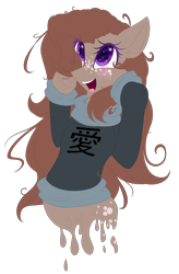Size: 1964x3000 | Tagged: safe, artist:mediasmile666, imported from derpibooru, oc, oc only, pony, clothes, female, freckles, mare, simple background, solo, sweater, transparent background